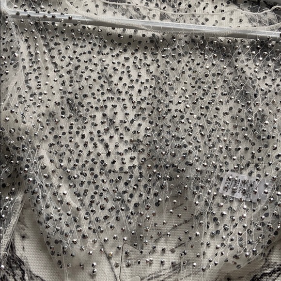 Sheer White Crop Top - Picture 2 of 2